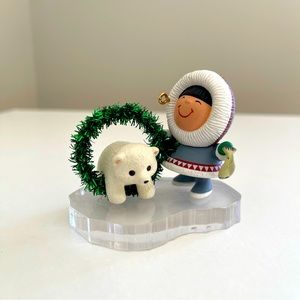 Vintage Frosty Friends ornament